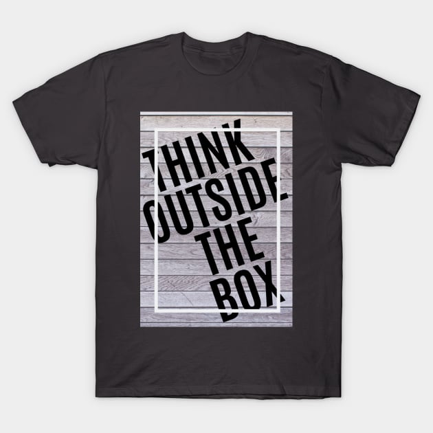 Think outside the box - innovation T-Shirt by felipesasaki